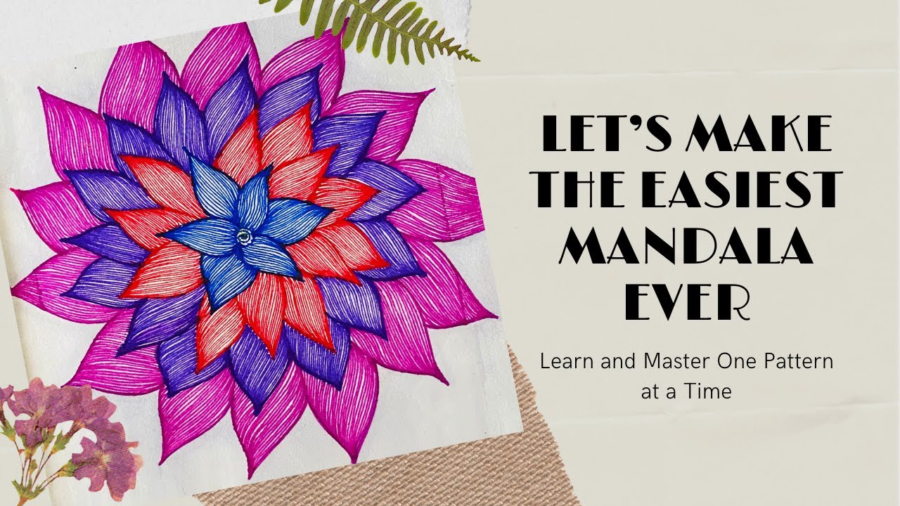 Simplest Mandala Ever | Mastering the Patterns