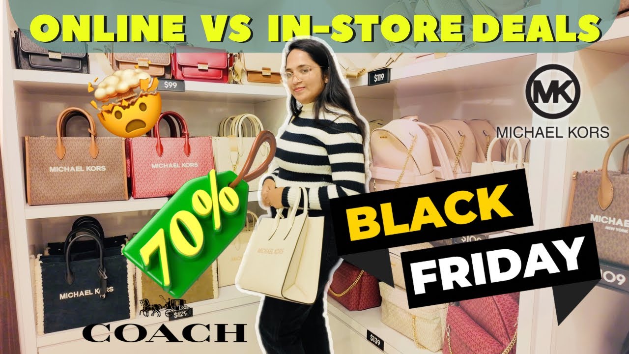Black Friday Shopping 2025 | Huge Deals on MK, Coach & Kate Spade Bags|Thanksgiving Weekend Sale