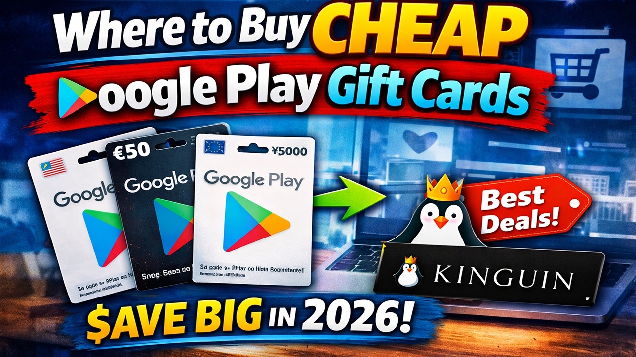 Где купить дешевые подарочные карты Google Play в 2026 году (лучшие сайты)