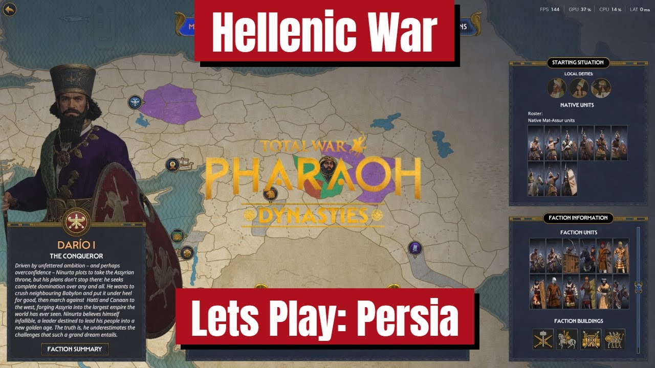 TW: Pharaoh Dynasties &ndash; Persia Crushes Greece! Greco-Persian Wars Campaign (No Commentary)