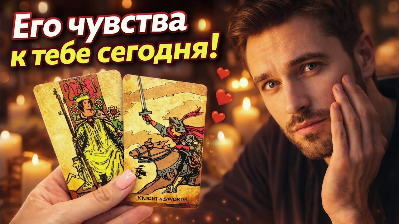 ❤️ ЧТО ОН ЧУВСТВУЕТ СЕГОДНЯ ❓🥹