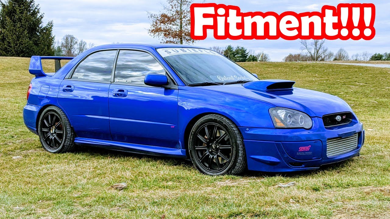 How to get perfect fitment ! Installing wheel spacers on Subaru WRX STi