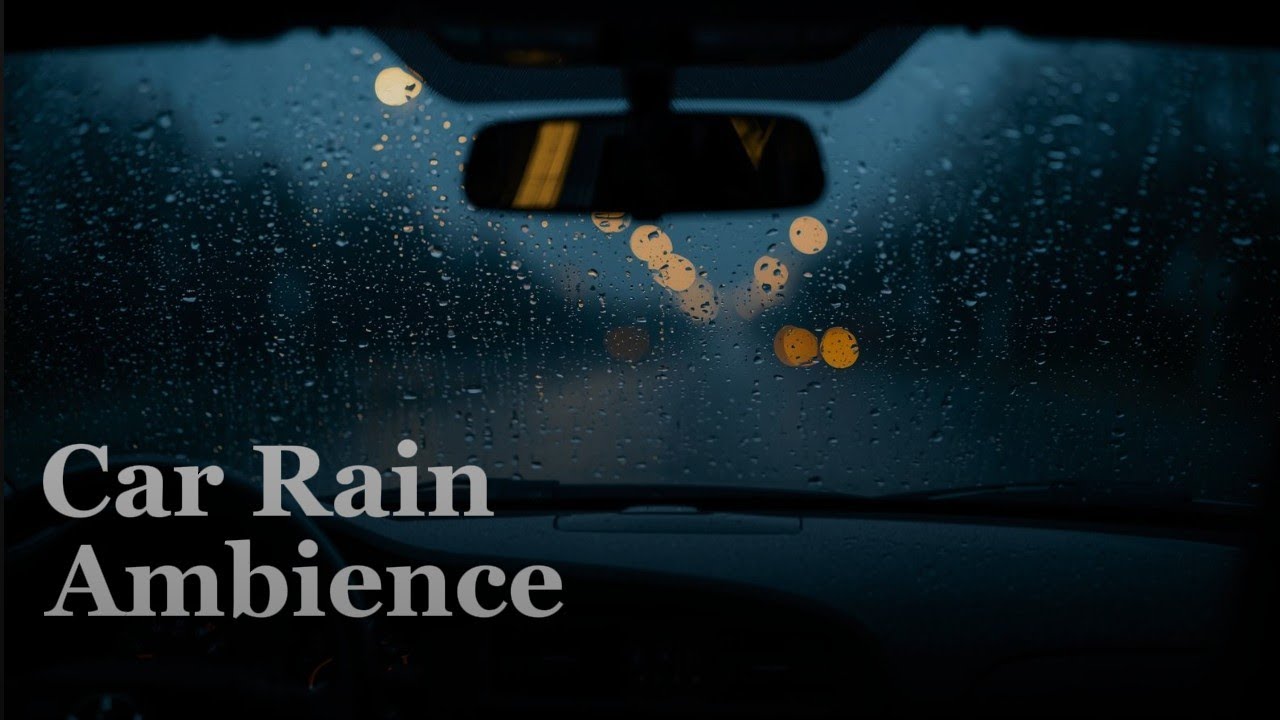 Rain in Car at Night 🌧️ | Cozy Ambience for Deep Sleep, Anxiety Relief & Relaxation (3 Hours)