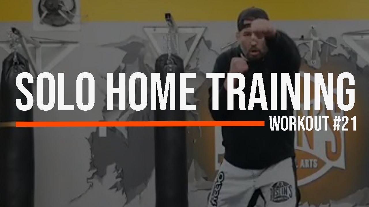 MMA Striking Workout #21 - Beginner (Boxing/Muay Thai) - Train at home!