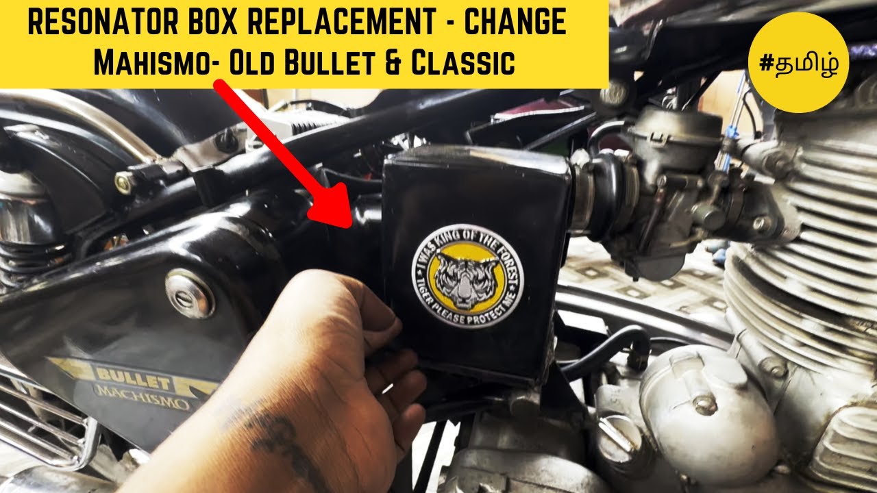 🙄Resonator Box Replacement😍 Royal Enfield Machismo, Old Bullet & Classic 350🤗 Thump restored 