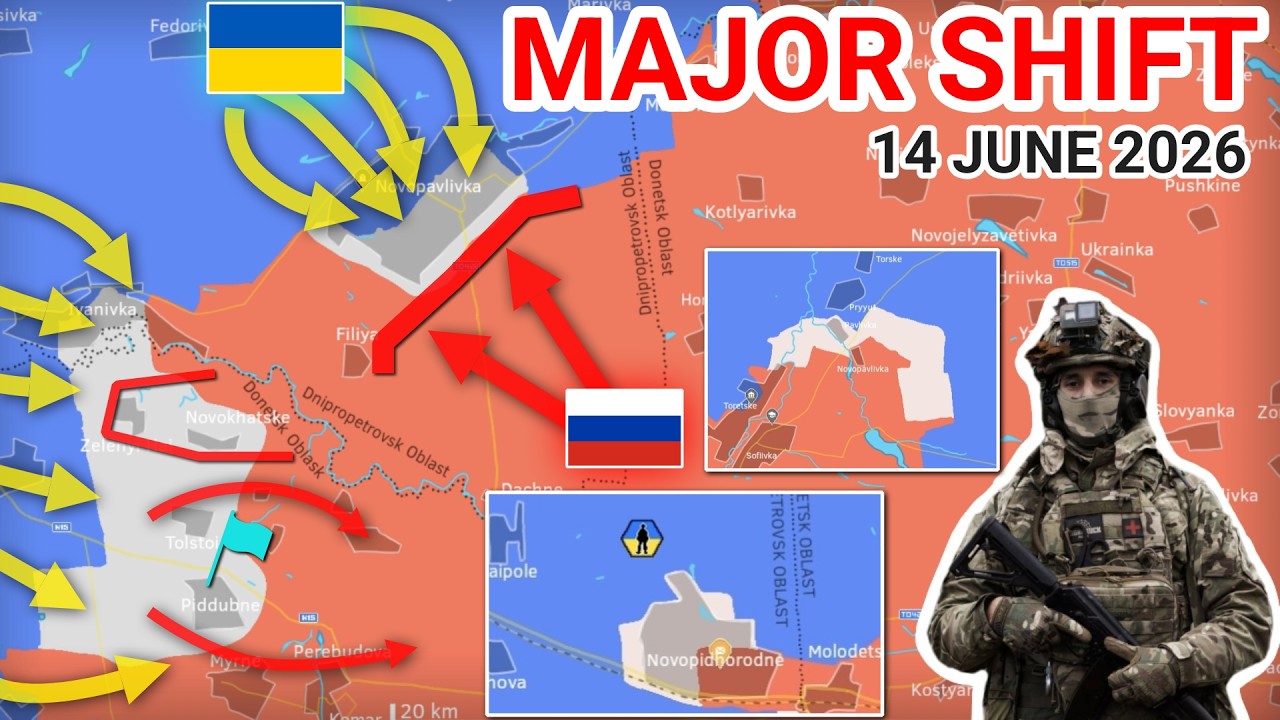 Crucial Turn of Events: Major Breakout Confirmed at Novopavlivka and Ivanivka [14 June 2026]