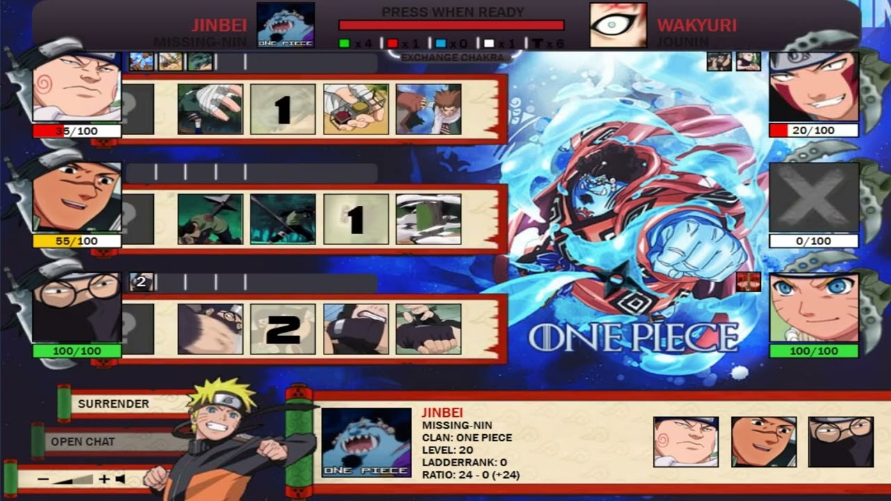 Naruto Arena Classic - Jogo Ladder Abril de 2025 +30 Sequ&ecirc;ncias