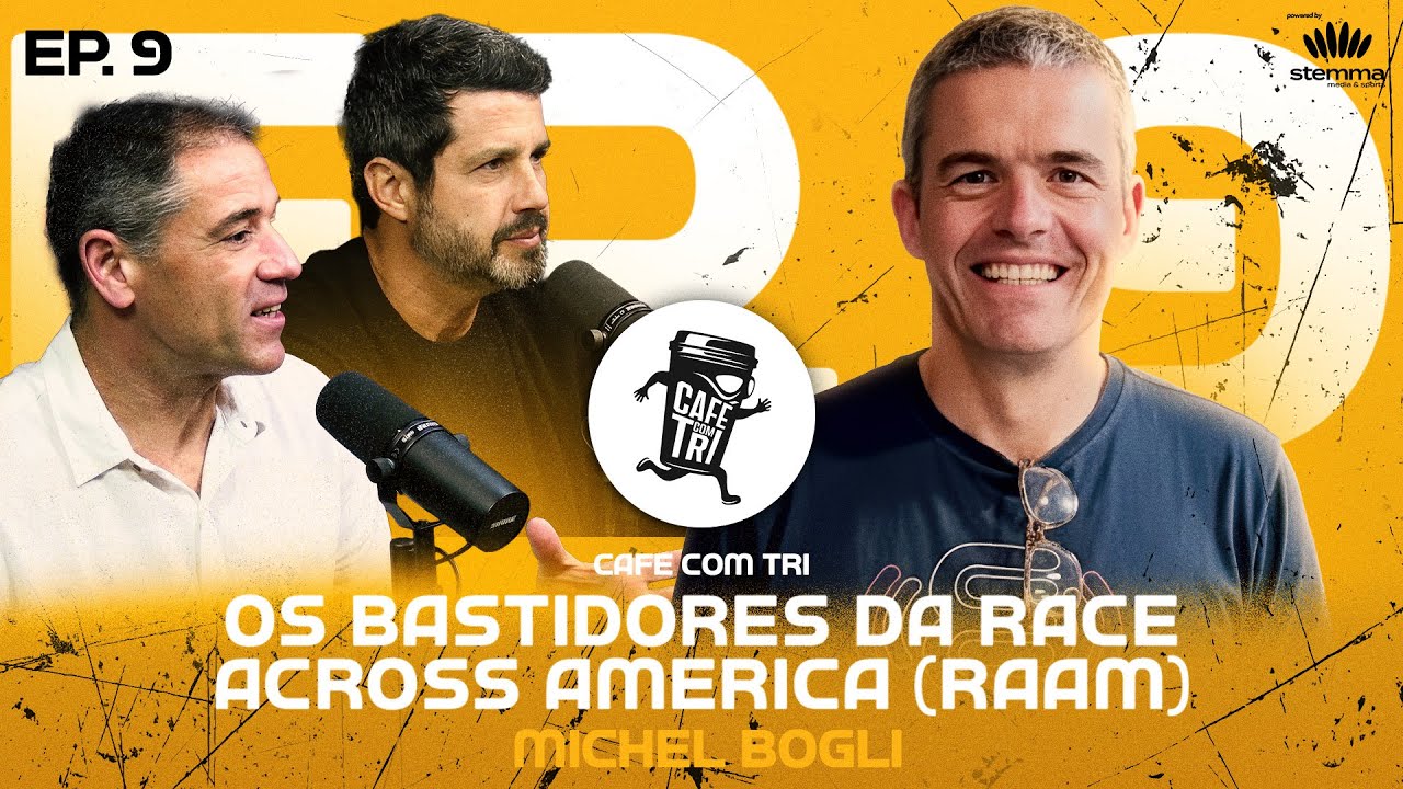 #09 - Os bastidores da Race Across America (RAAM) | Caf&eacute; com Tri powered by stemma