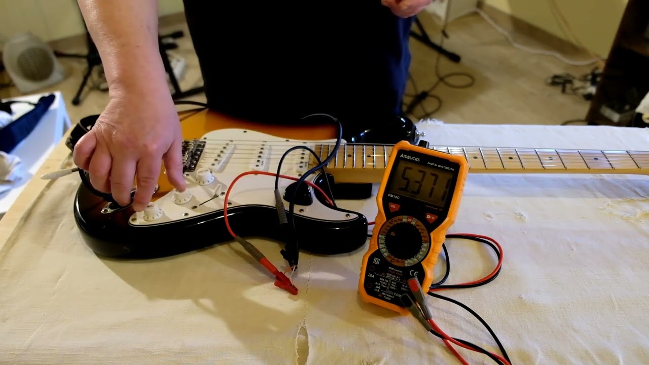 Misura Pickup Montati / How to measure installed pickups