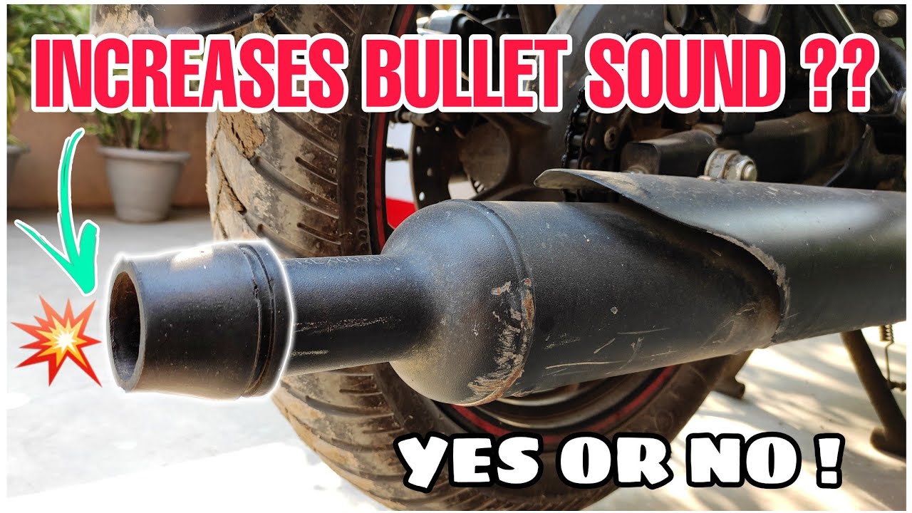 Will Silencer Rubber Exhaust Increase Sound Of Royal Enfield Bullet ?? | Increase Bullet Thump Sound