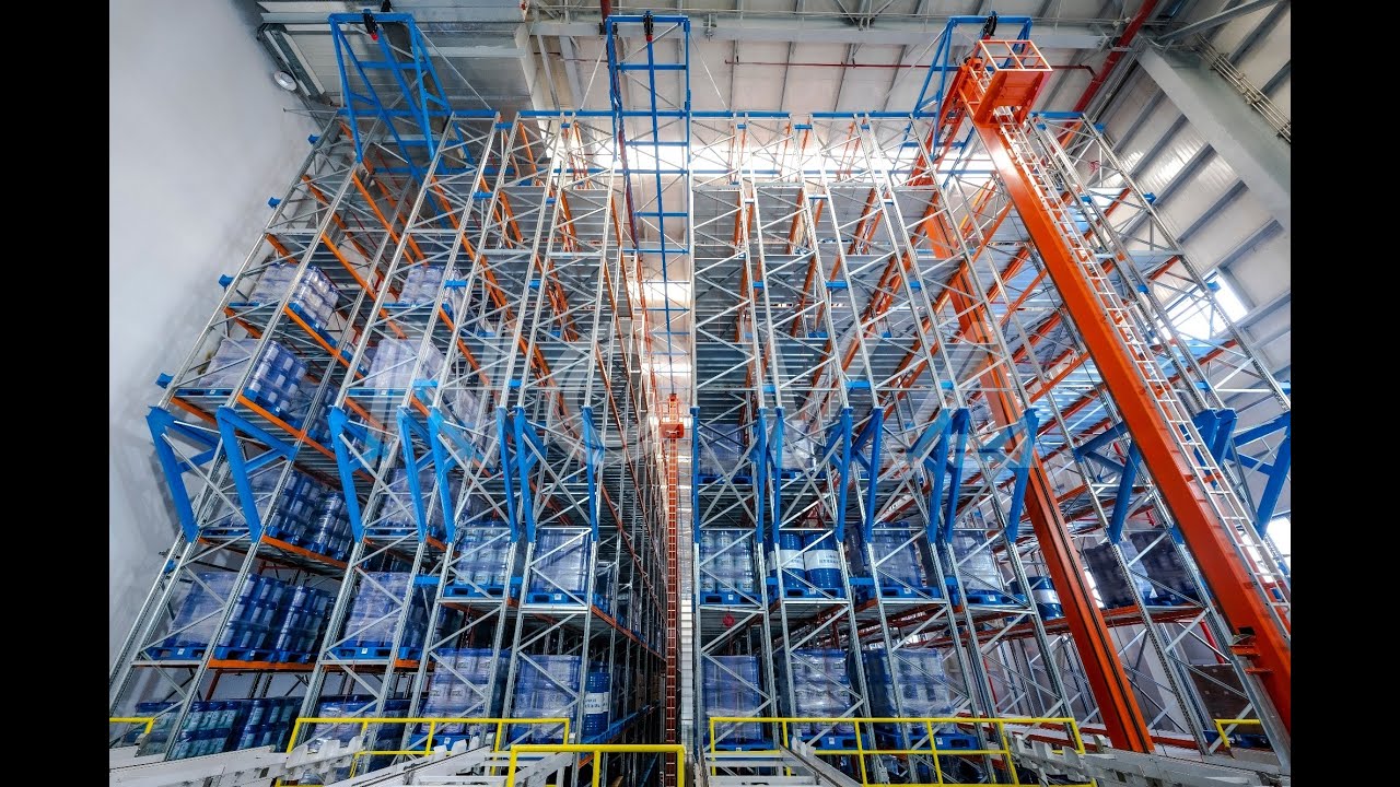 How This Fully Automated Warehouse Powers Oil industy with Heavy-Duty Pallet ASRS?