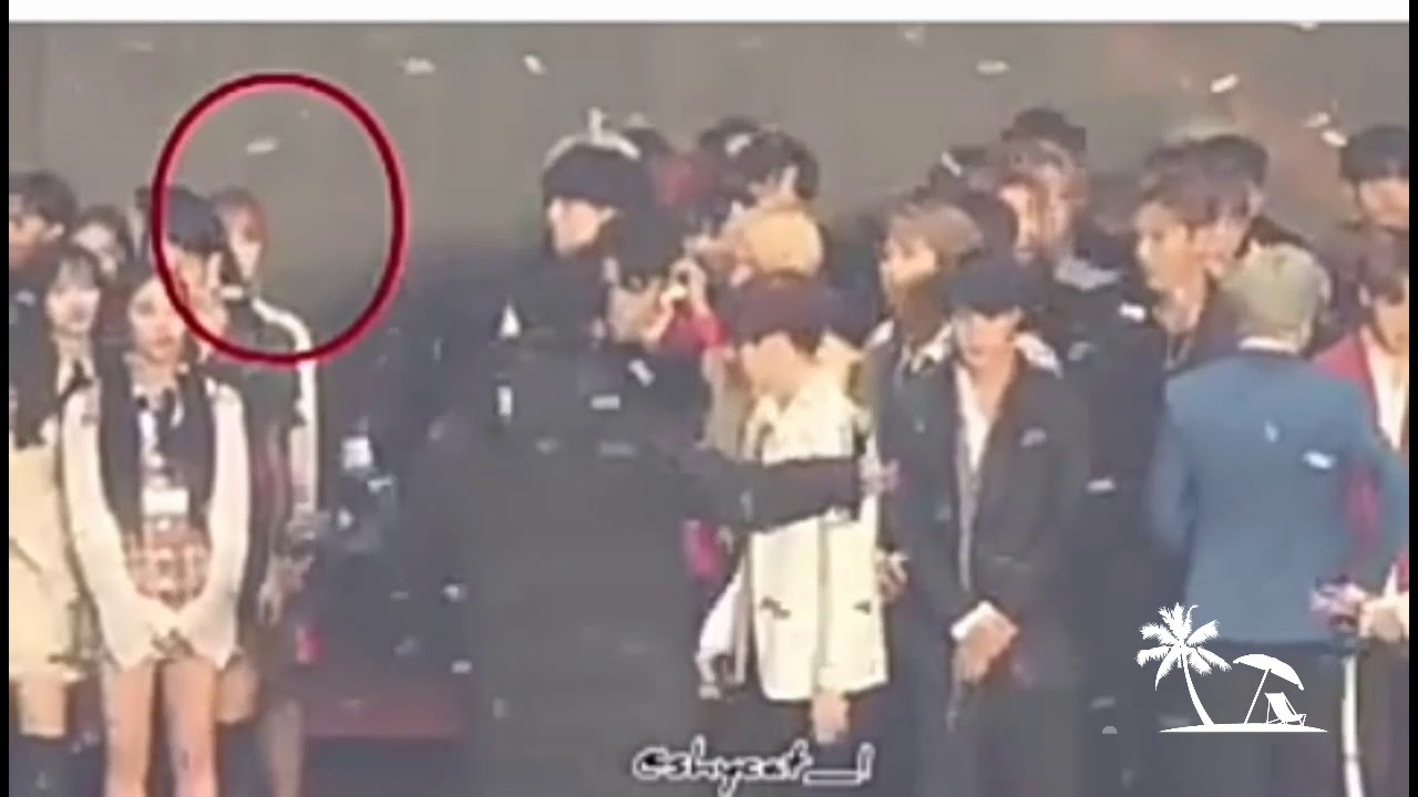 Jimina moment at music award