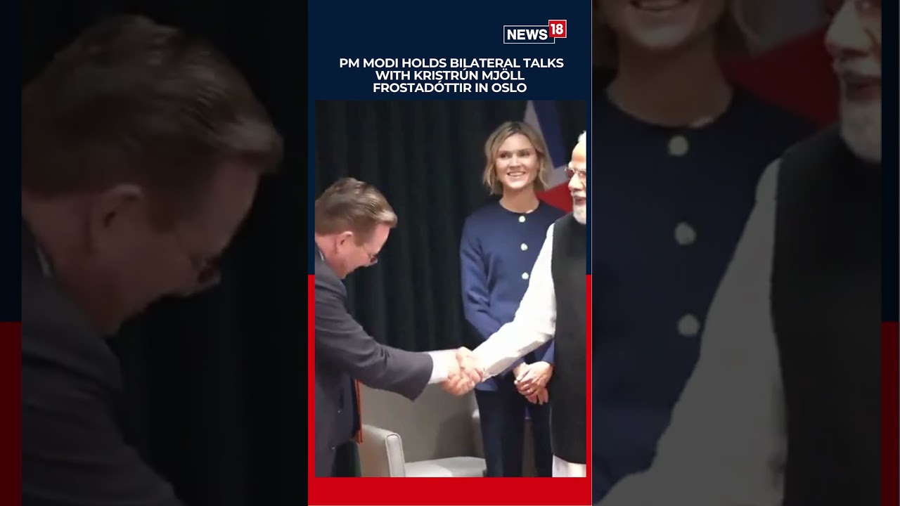 PM Modi Holds Bilateral Talks With Kristr&uacute;n Mj&ouml;ll Frostad&oacute;ttir In Oslo | N18S