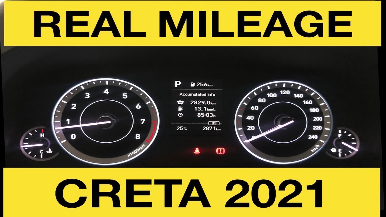 Creta 2021 Petrol Automatic Mileage | Creta Real Life Mileage | Creta Highway + City Mileage