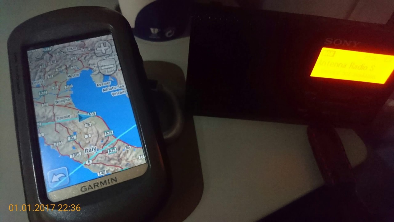 DAB+ DX - Airplane Flight Madrid - Sofia