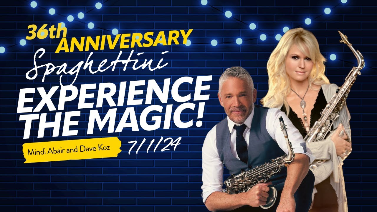 Experience the Magic: Mindi Abair and Dave Koz Live at Spaghettini Seal Beach!