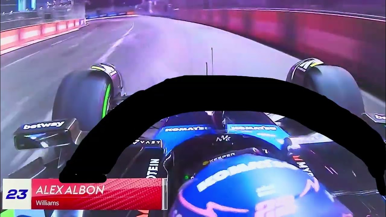 [F1] Onboard Alexander Albon Williams (FP3) LAS VEGAS GP 🇺🇸 2025