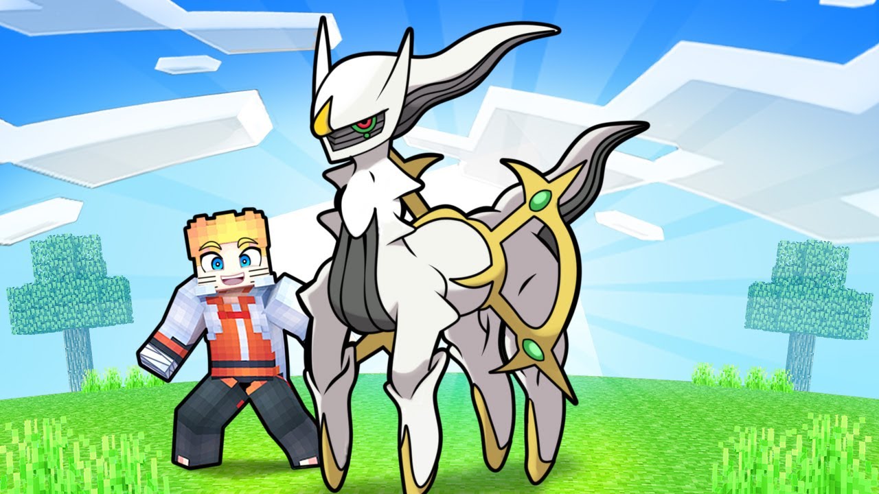 ARCEUS no MUNDO de NARUTO o FILME no Minecraft !