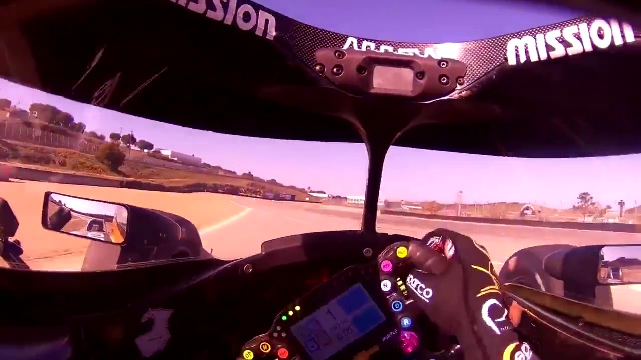 OnBoard Cam Patricio O'Ward at Laguna Seca 2021 testing 