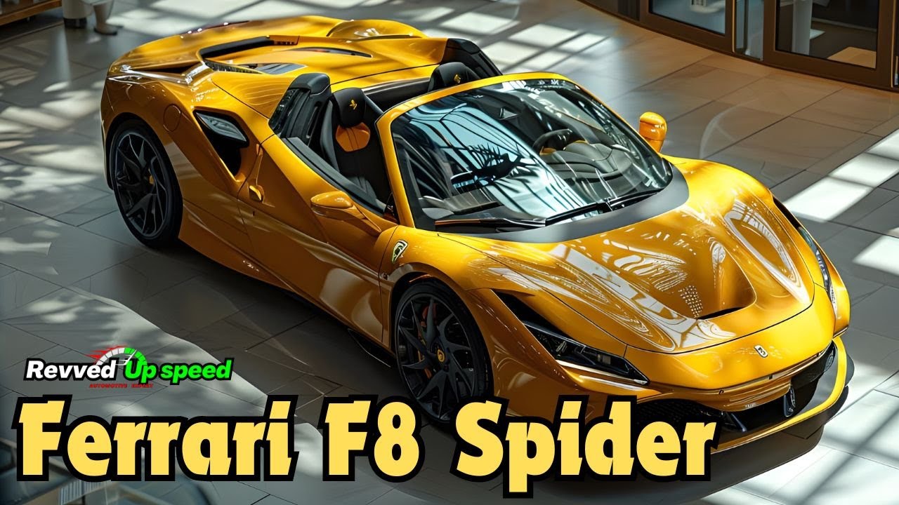 Ferrari F8 Spider Yellow: Stunning Italian Supercar with Open-Top V8 Power and Bold Style