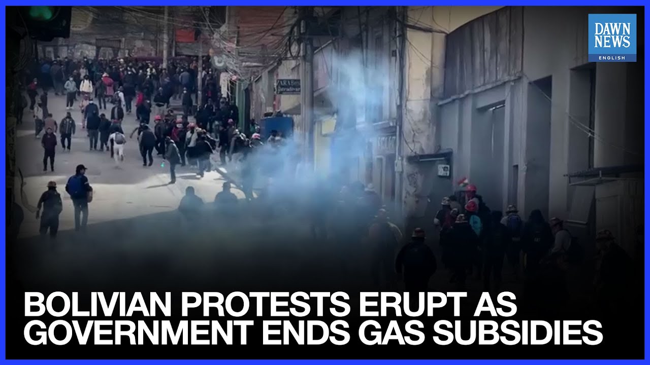 Bolivian Protests Erupt As Government Ends Gas Subsidies | Dawn News English