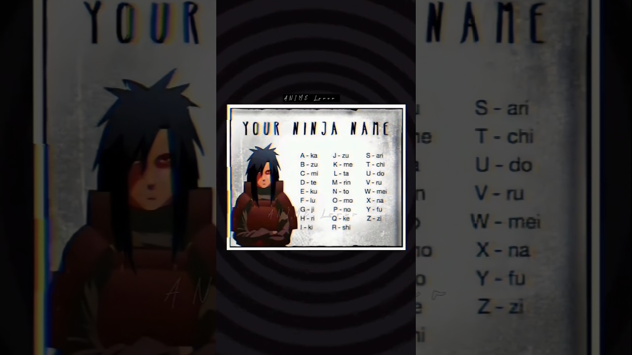 Write your ninja name ✅ 👆