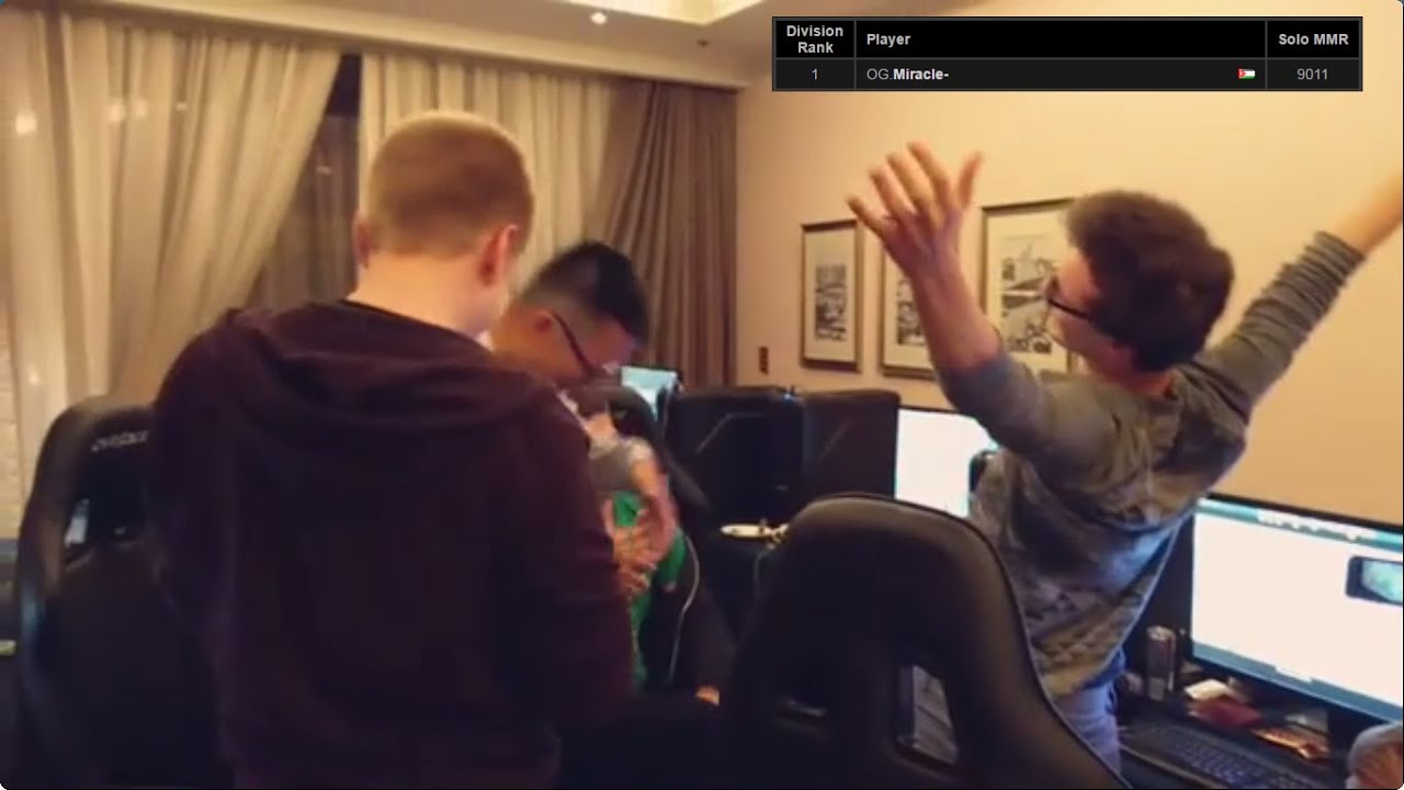 Miracle's 9k MMR reaction !