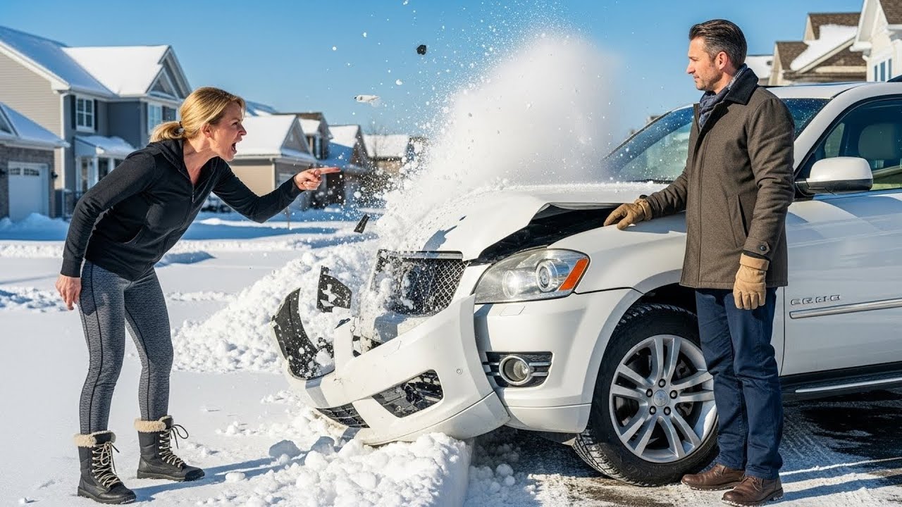 HOA Karen Crashed Her Car Into My Snowbank, Then Demanded I Pay For Her Brand New Bumper