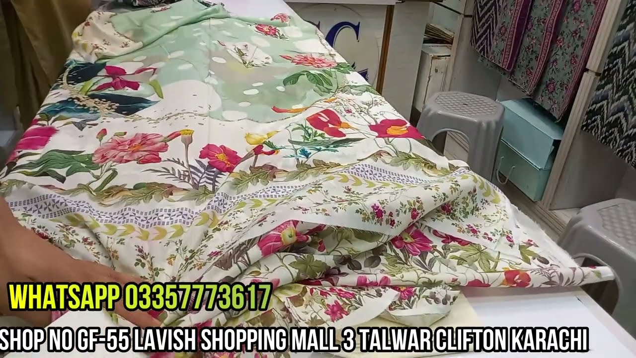 ELAF PREMIUM Presents SANTORINI - Prints Collection 2026 Available at Sharif Collection
