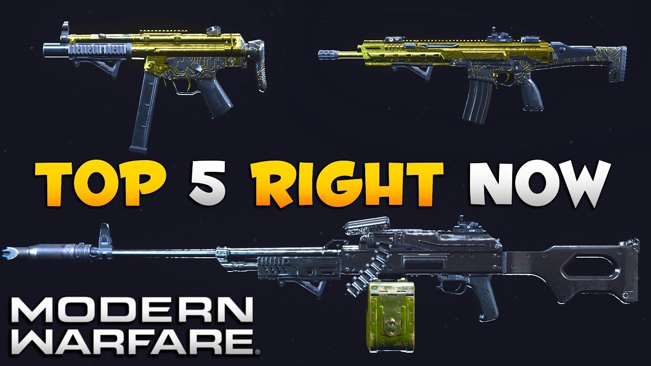 Modern Warfare: The 5 Best Weapons to Use Right Now (Class Setups)