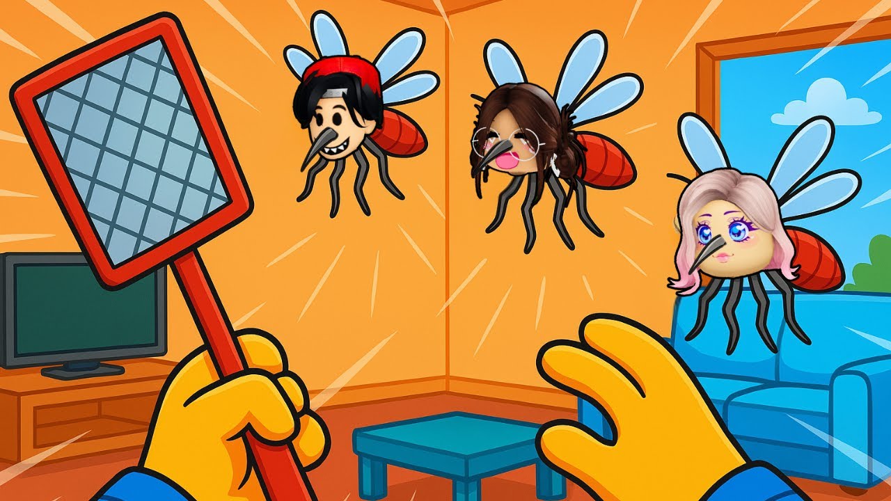 SİNEK OLUP HERKESİN KANINI İÇTİM😊AYŞEM ECE ARI💥ARIGİLLER🐝ROBLOX SİNEKLER İNSANLARA KARŞI