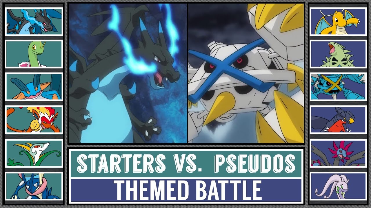 STARTER POKÉMON vs. PSEUDO LEGENDARYS (Pokémon Sun/Moon)