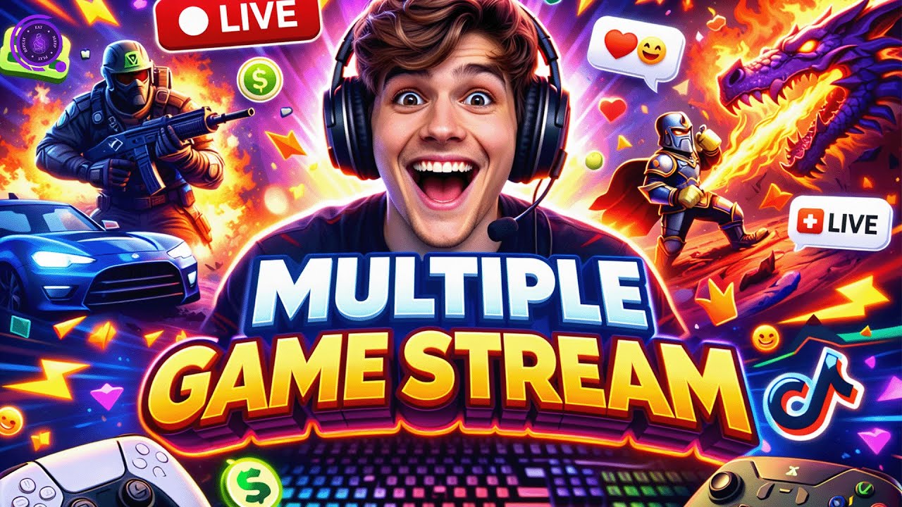 🔴 Non-Stop Multiple Game Stream LIVE 🎮 | Action, Fun & Chaos