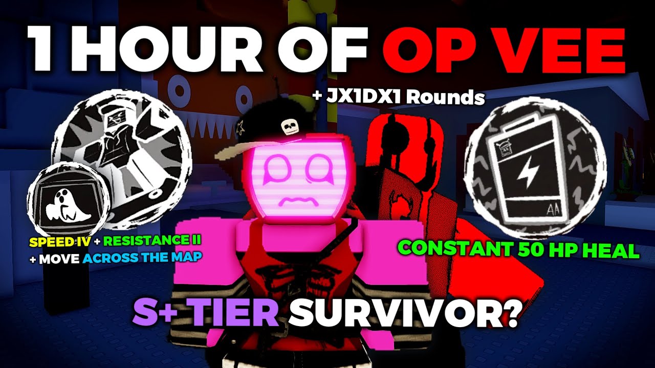 ONE HOUR of OP Veeronica Gameplay! (& JX1DX1 Noli Skin) | Roblox Forsaken