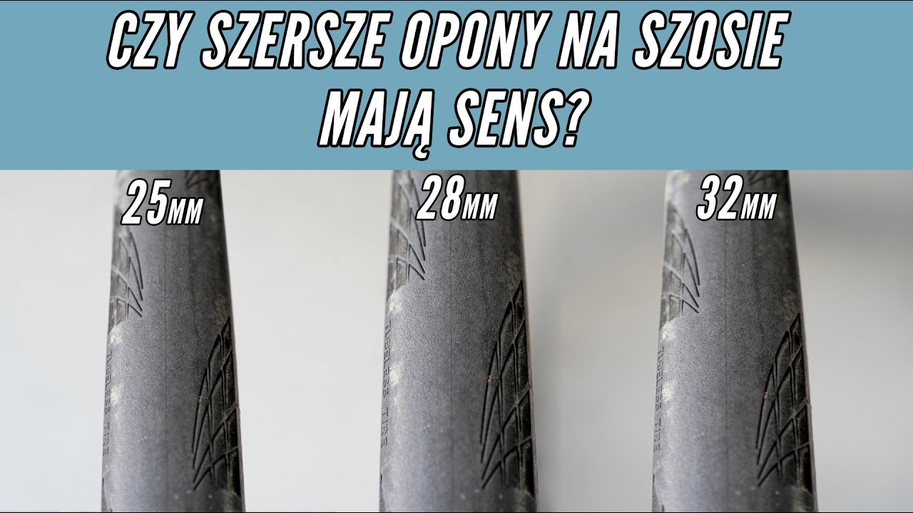 CZY SZEROKIE OPONY SĄ SZYBSZE?! - Które opony dadzą Ci większy komfort i niższe opory toczenia?