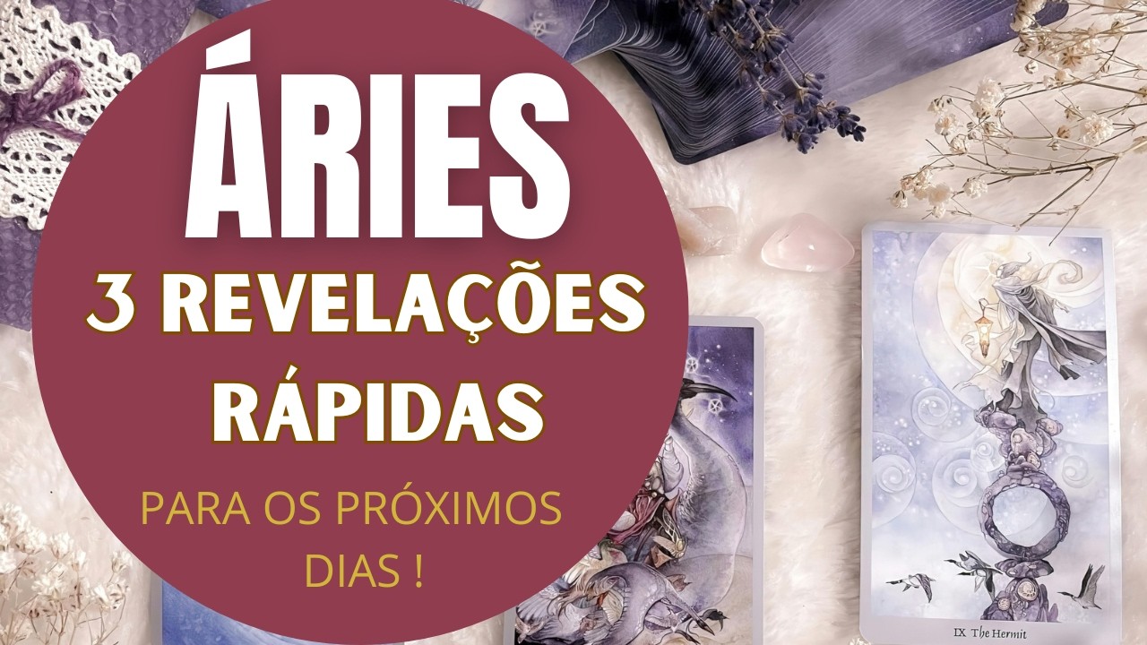 &Aacute;RIES ♈| 3 REVELA&Ccedil;&Otilde;ES (R&Aacute;PIDAS) PARA OS PR&Oacute;XIMOS DIAS! (HOR&Oacute;SCOPO DO FDS).