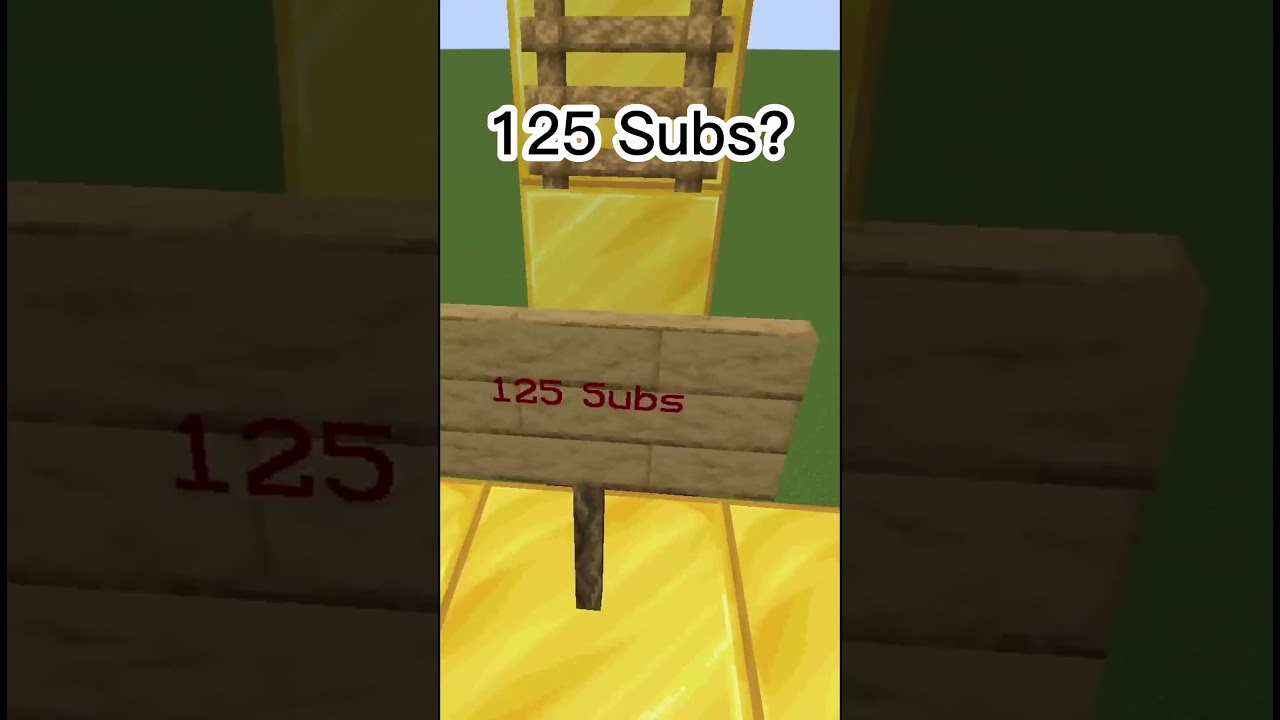 Minecraft Jump and Run,how much Subs i have...  #minecraft #subscribe #sub #jumpandrun #parkour