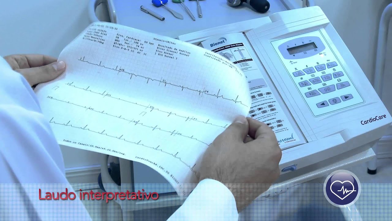 Eletrocardiógrafo ECG - Bionet - CardioCare 2000