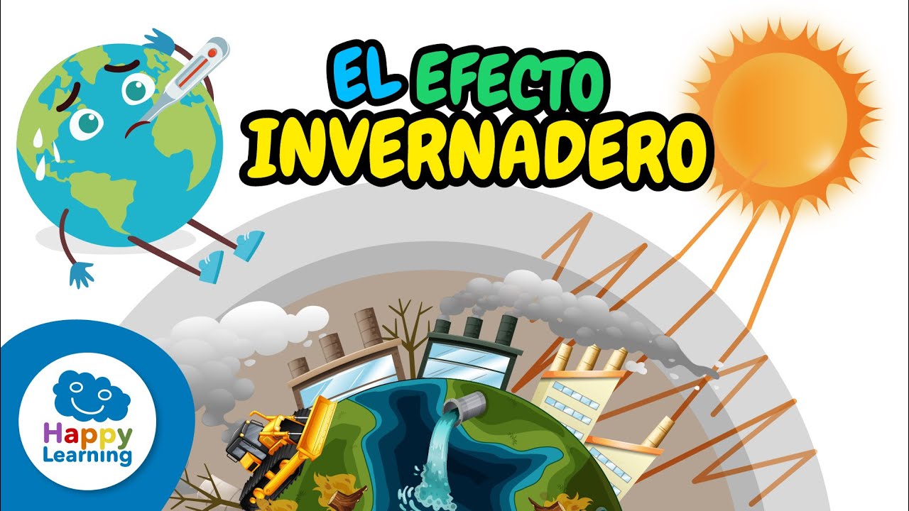 🌍 El EFECTO INVERNADERO: Cuidemos el Planeta | Vídeos Educativos para Niños | @HappyLearningES