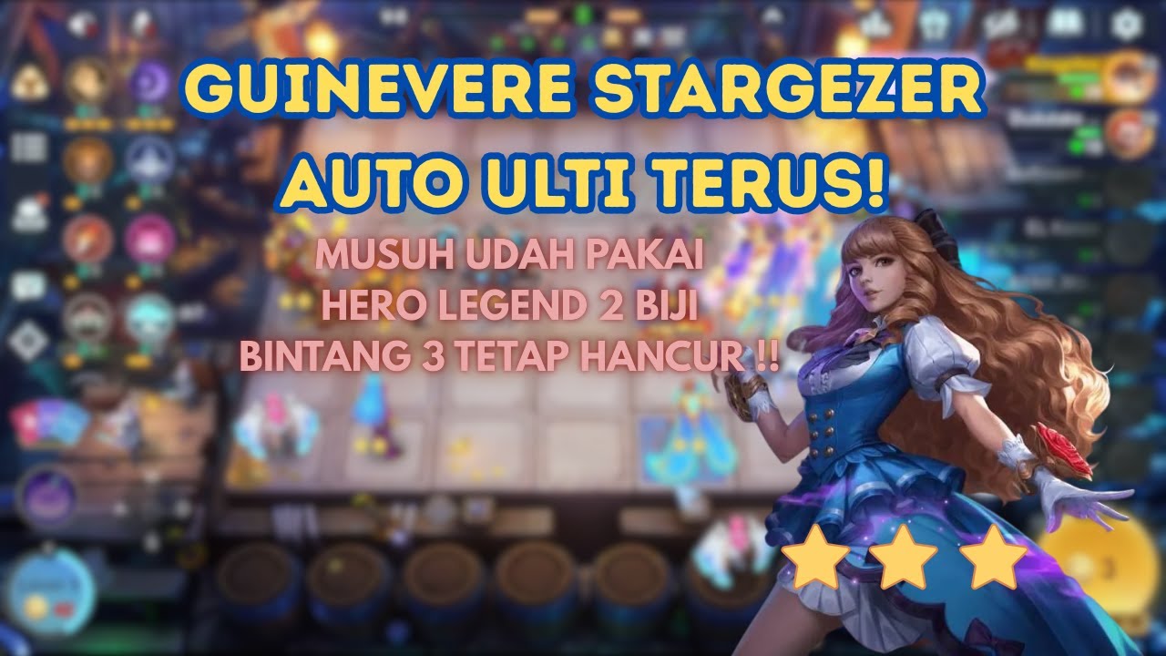 CONTROL MATCH! GUINEVERE STARGEZER AUTO CAST SEPANJANG GAME