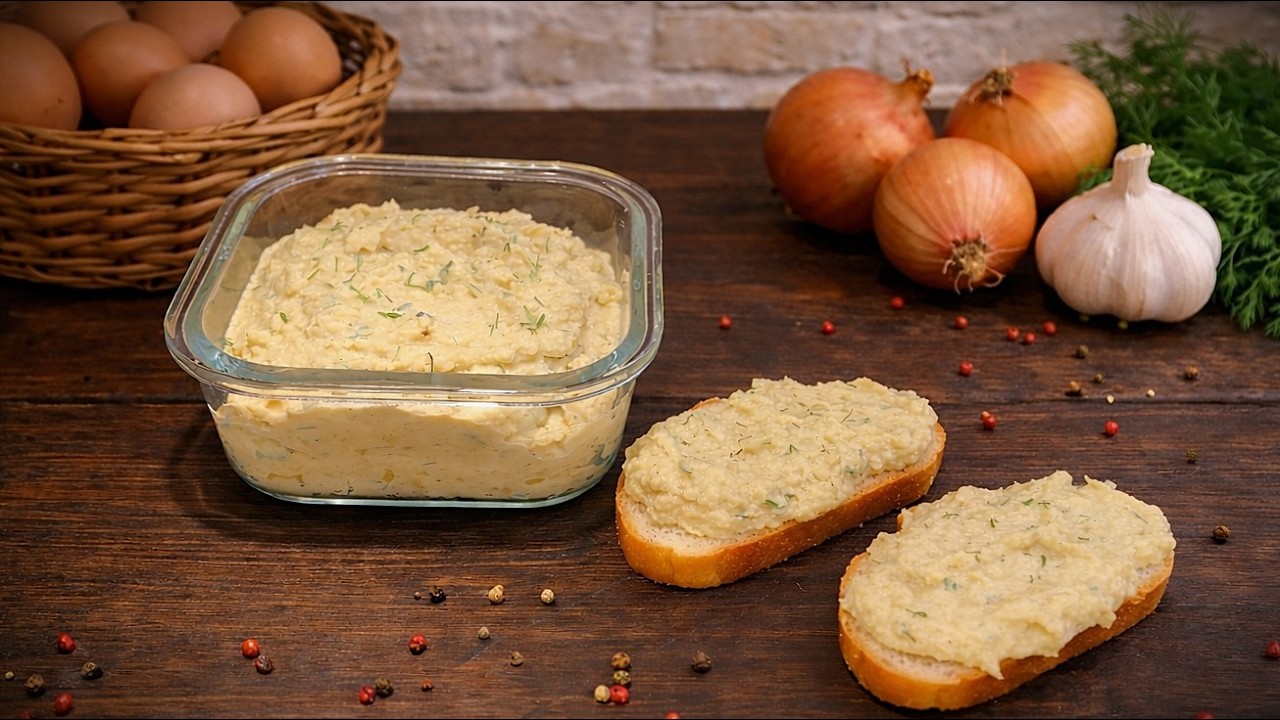 У Вас есть ЛУК? Самая вкусная и бюджетная НАМАЗКА всего из ДВУХ ИНГРЕДИЕНТОВ! Низкоуглеводная
