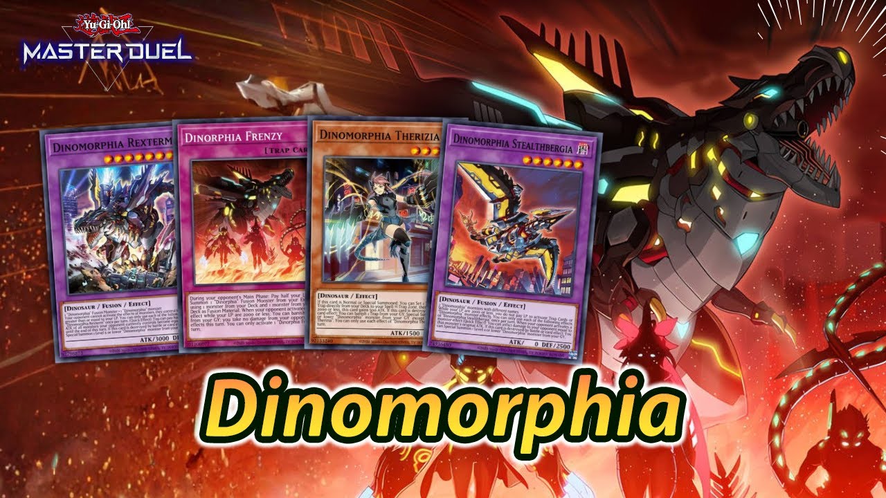 Best Dinomorphia Deck Master Duel | LP Burn & Negate Trap Control Ranked Gameplay ダイノルフィア