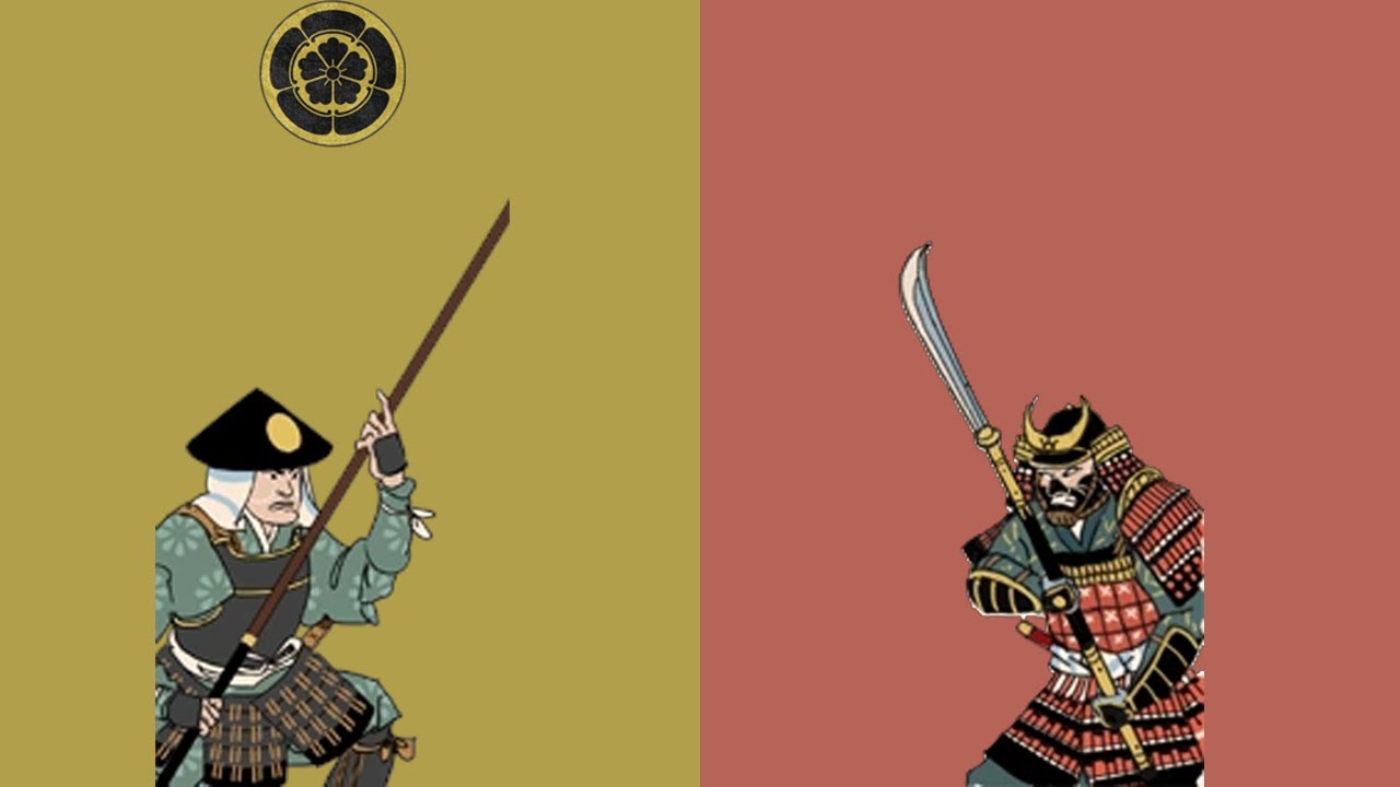 Total War: Shogun 2 - 1v1 - Oda Long Yari Ashigaru vs Naginata Samurai