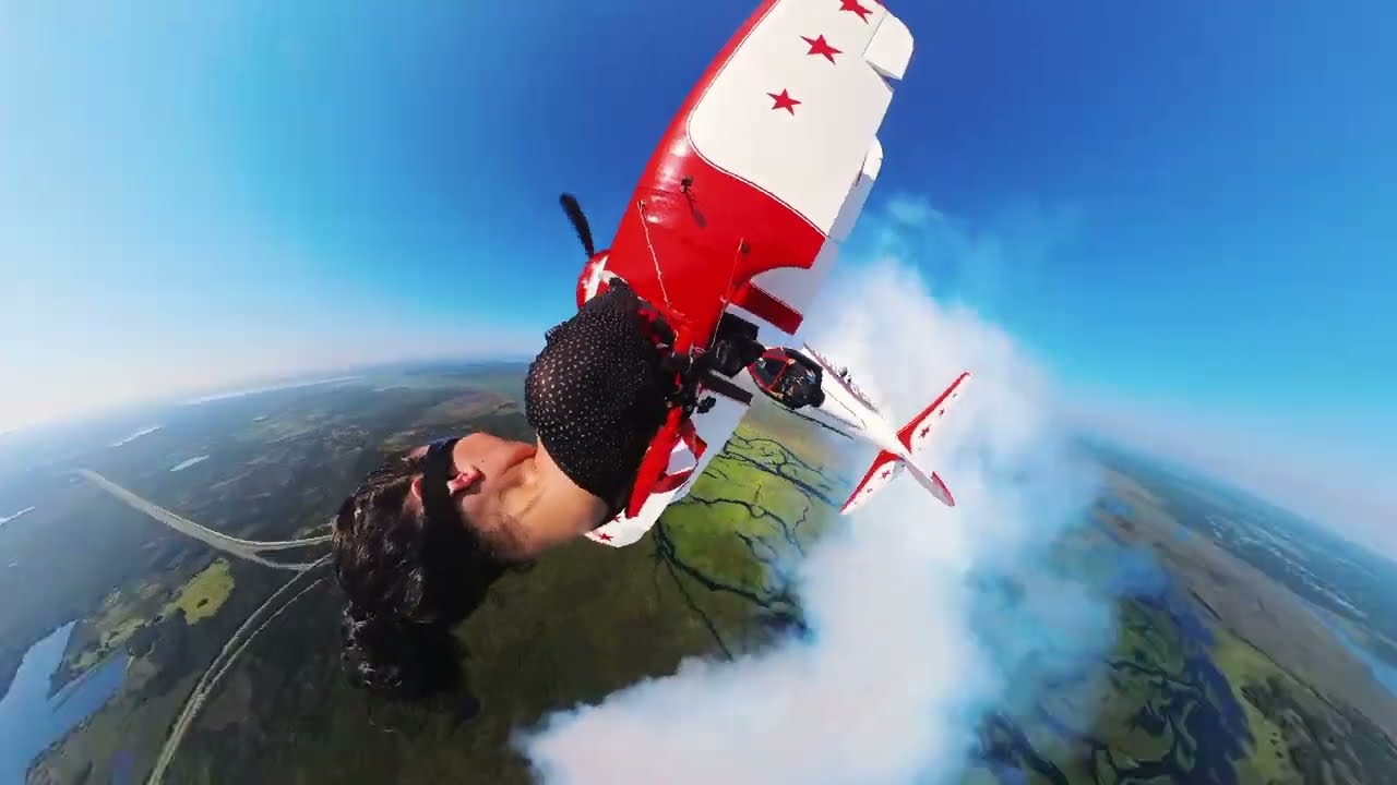 Wing Walking Air Show. #wingwalker #wingwalking #airshow #extremesports #femalefitness   #realitytv