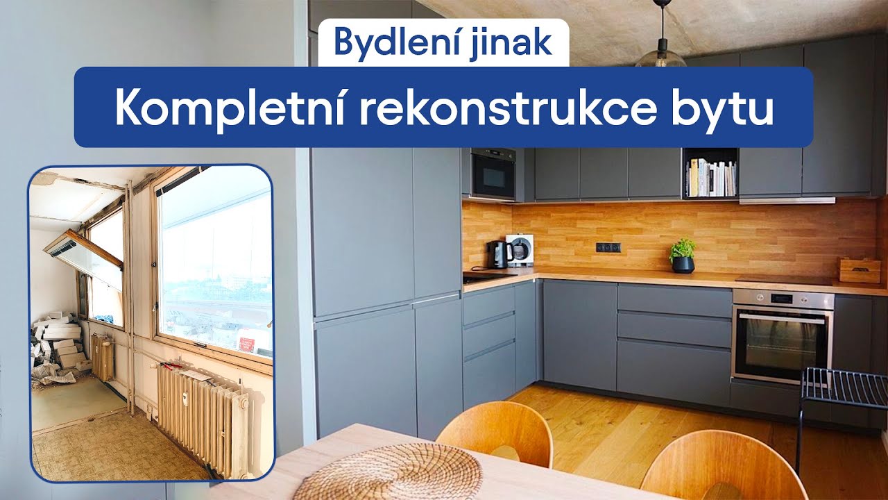 Kompletní rekonstrukce bytu v paneláku v Praze na moderní rodinný byt | BYDLENÍ JINAK | Biano