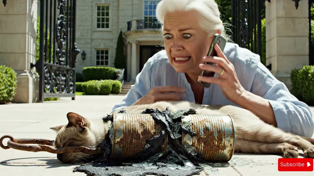 Animal rescue stories: Rescue Siamese Cat from Steel Can with Tar