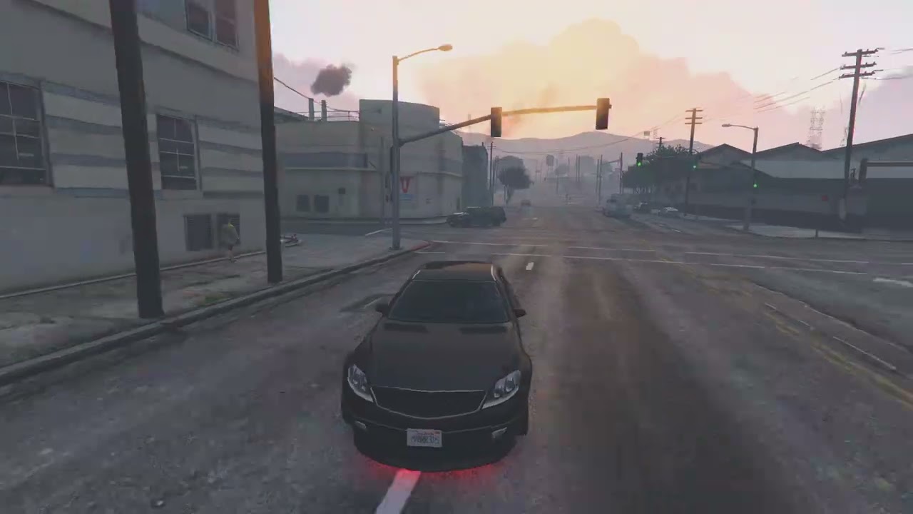 Grand Theft Auto V BAD CRASH