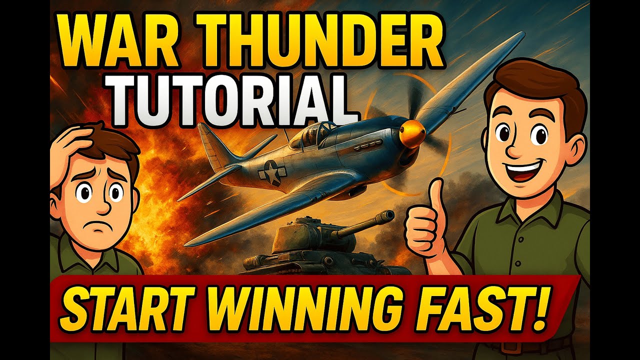 War Thunder ✈️ 🛩️Tutorial 🗒️for Absolute Beginners (Step-by-Step) #gaming