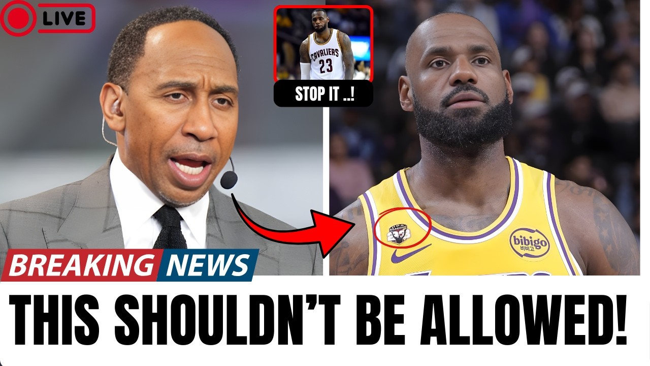 Stephen A. Smith SHOCKED By LeBron’s Jersey Patch Controversy !