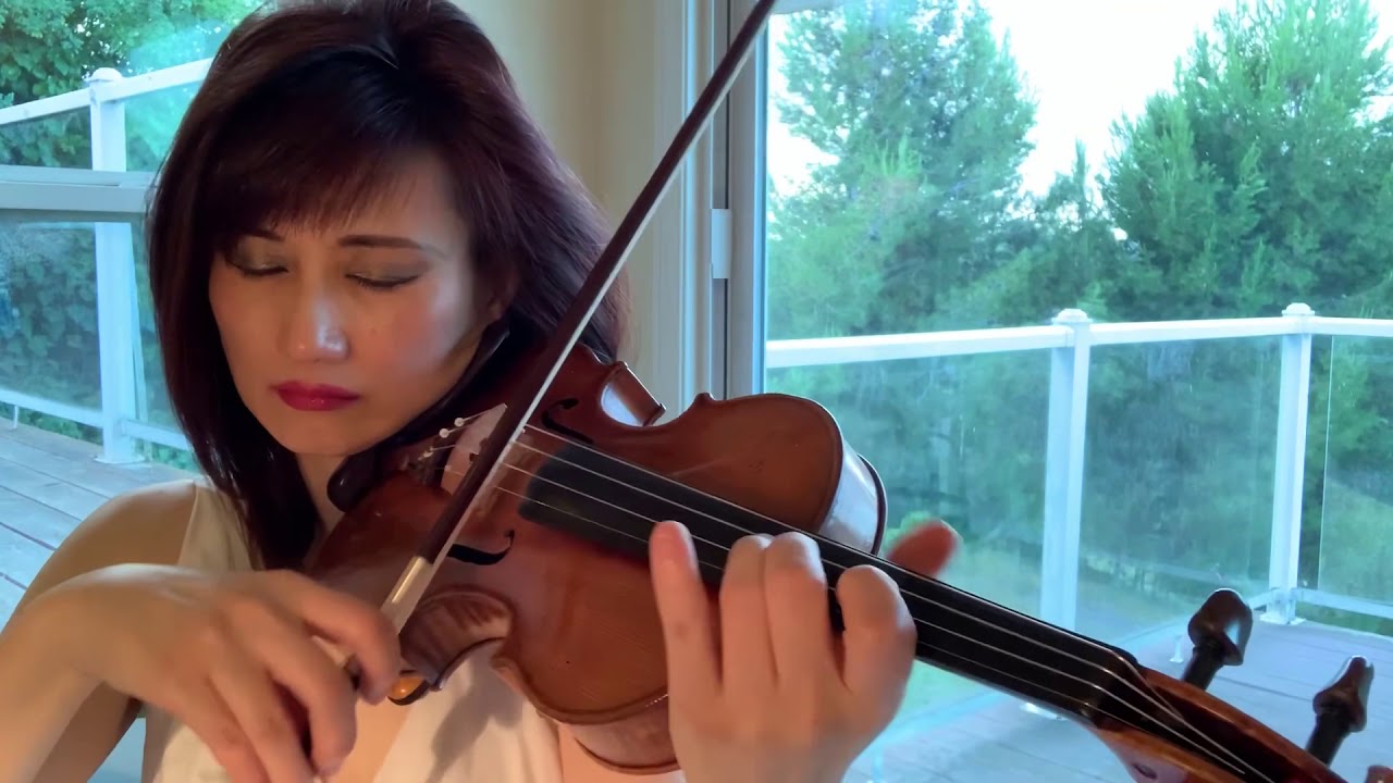 Saint-Saëns “The Swan “. Violin solo by Sang Shen